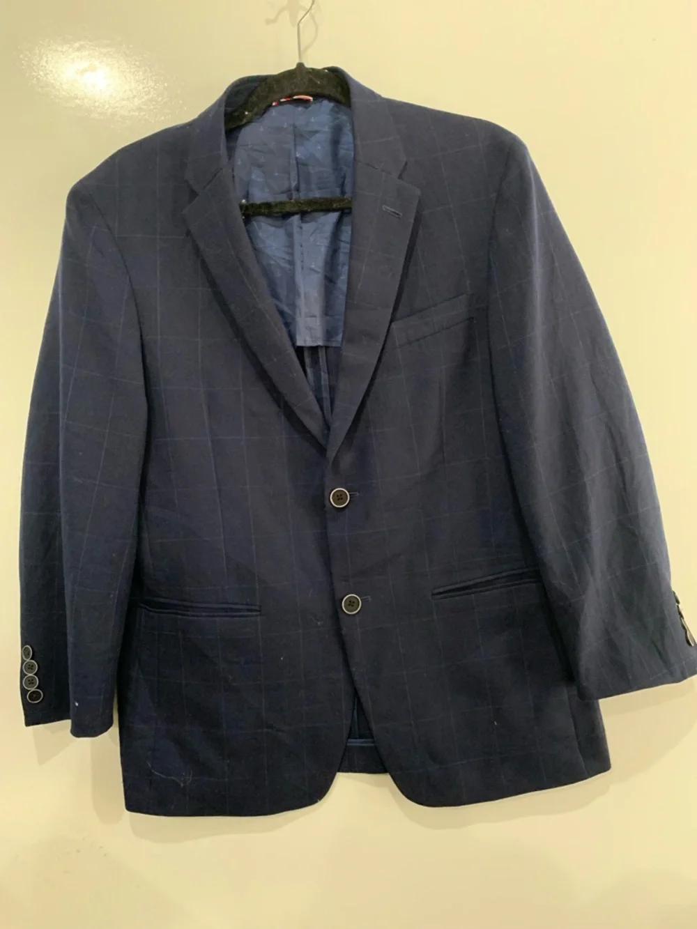 Tommy Hilfiger MENS blazer wool and polyester size 38S like new